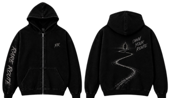 Black Full Zip Hoodie